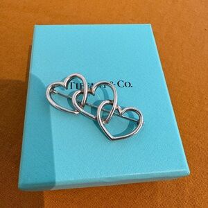 Tiffany & Co. Silver Heart Brooch